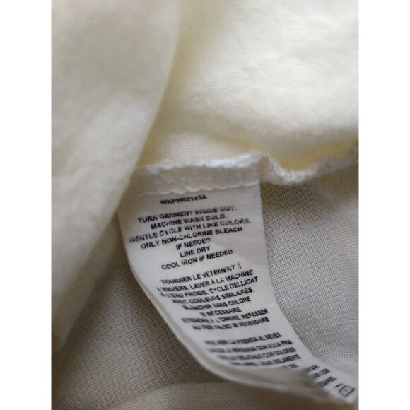 Wrangler Womens M Cream Long Sleeve Tunic Top Metal Detail Peasant Western - Picture 7 of 7